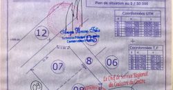 Terrain Commercial de 1000m² donnant sur trois vois à Vendre au Carrefour Tsinga-Village